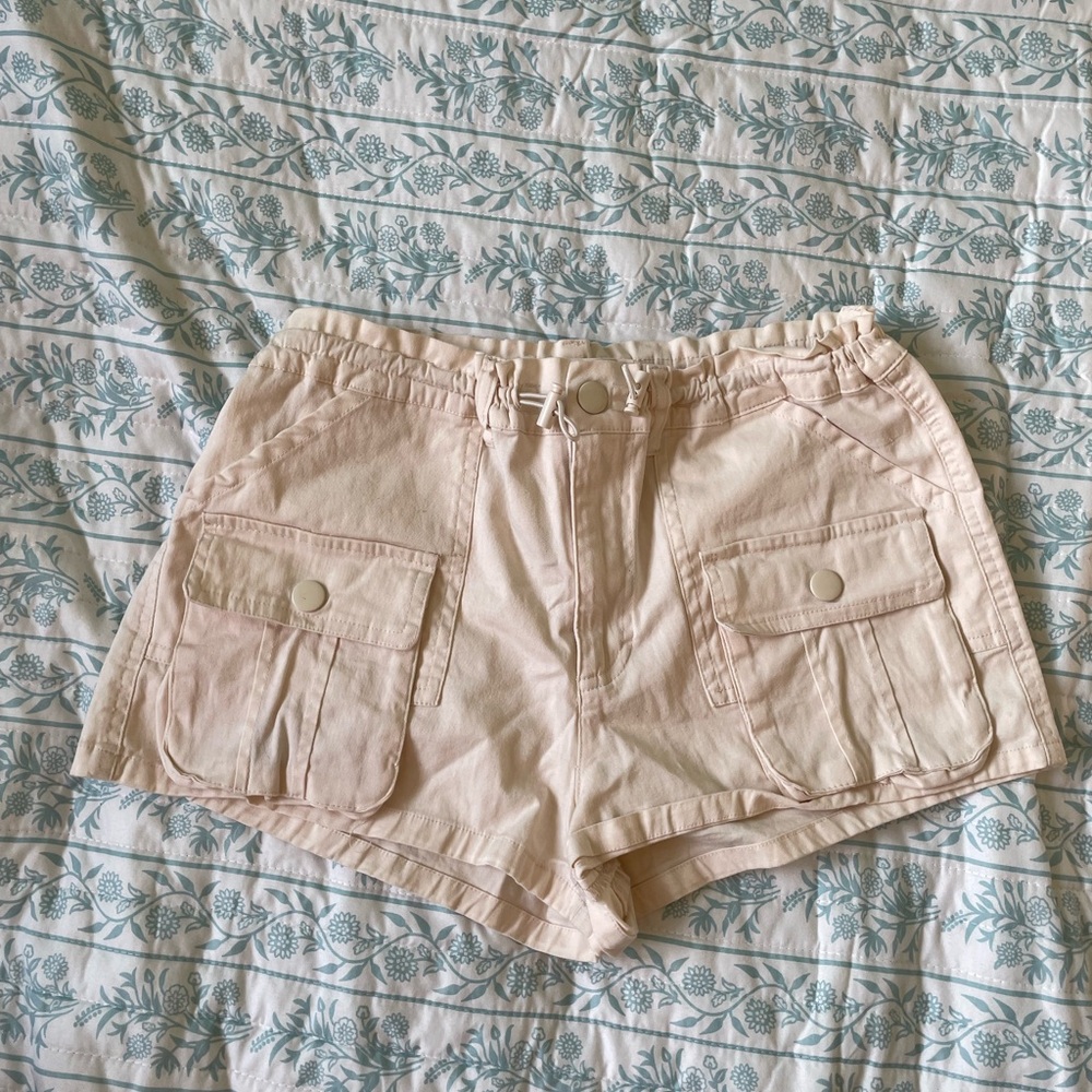 Aeropostale Tan Cargo Shorts Relaxed Fit
